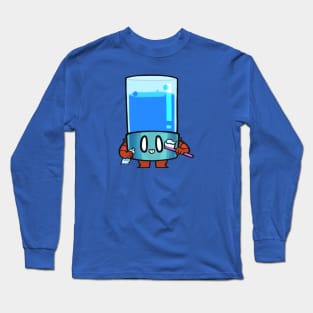 Tank Guy Tooth Brush Long Sleeve T-Shirt